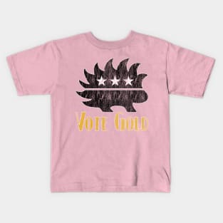 Libertarian Party Porcupine Vote Gold Kids T-Shirt